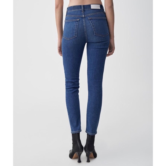 RE/DONE High Rise Ankle Crop Stretch Size 27 - Picture 3 of 7